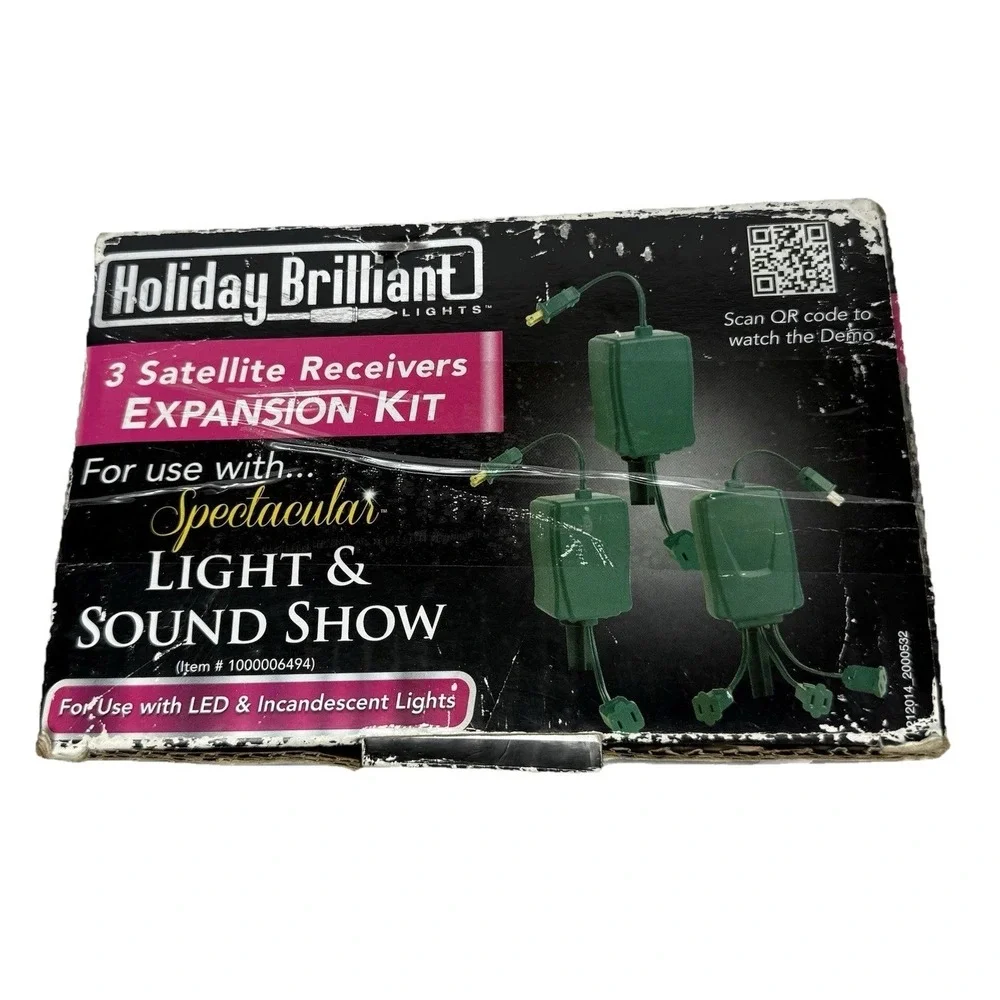 Holiday Brilliant Spectacular Light & Sound Show 3 Plug Expansion Kit TY-S-2400